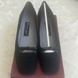 Elegant Navy Tweed Brand New Women's Shoes by Etienne Aigner